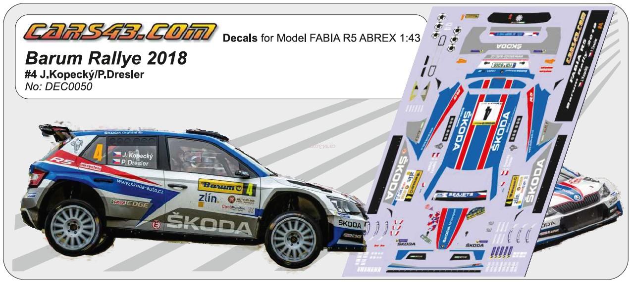 Barum Rally 2018 Fabia R5