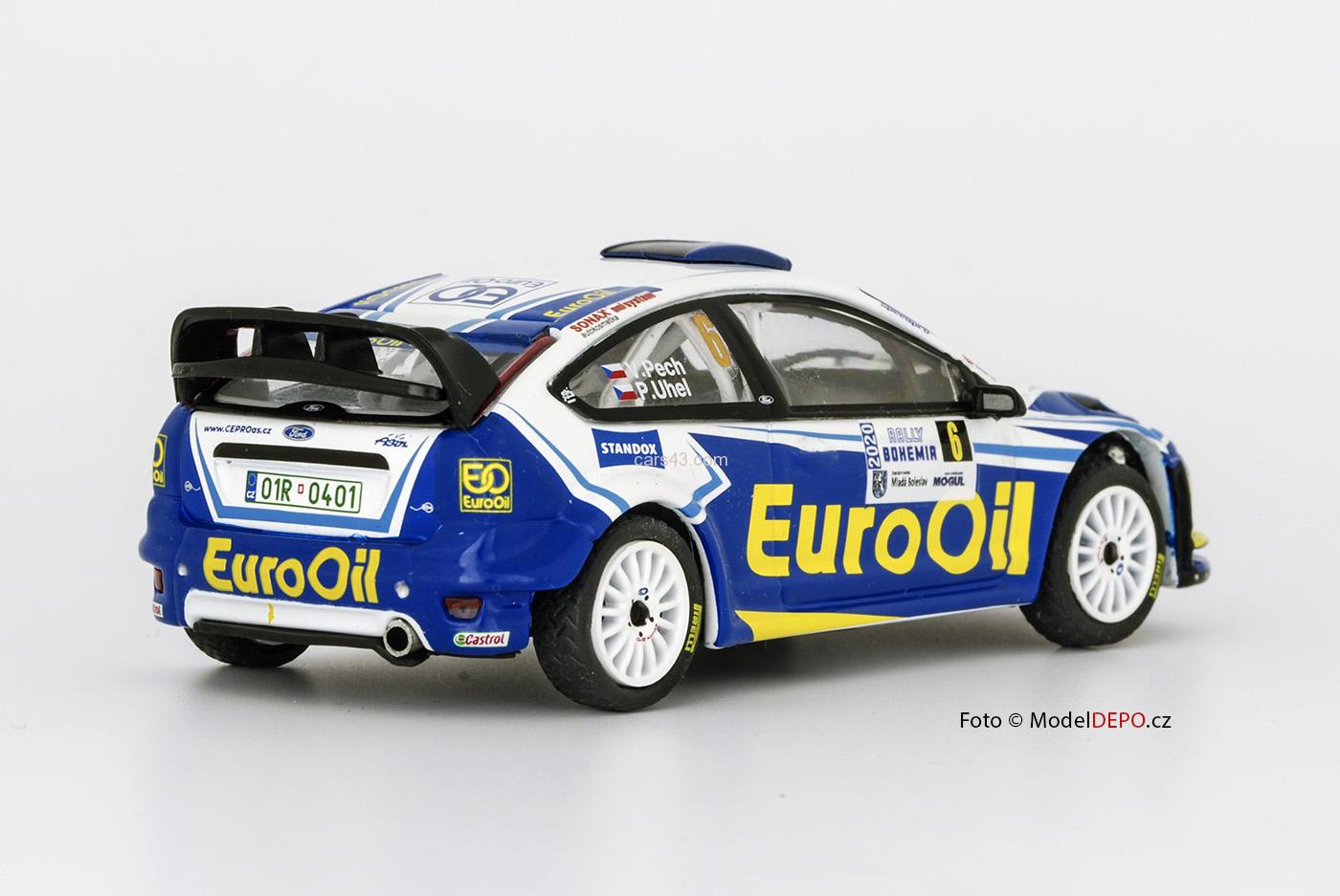 Ford Focus WRC Rally Bohemia 2020 s originálním podpisem posádky