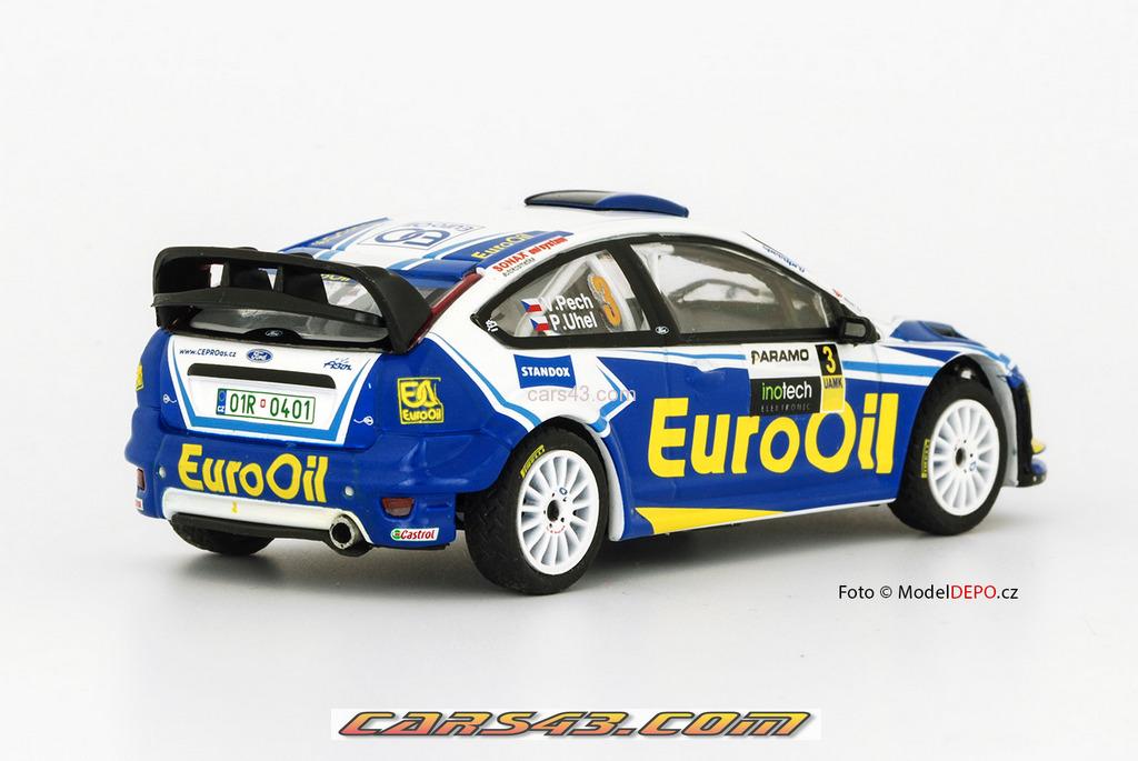 Ford Focus WRC Rally Krumlov 2021 s originálním podpisem posádky