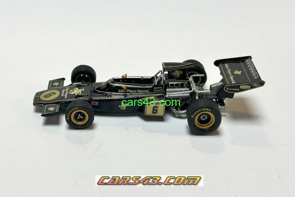 Doplňkový dekál tabákových reklam JPS Lotus 72D 1973
