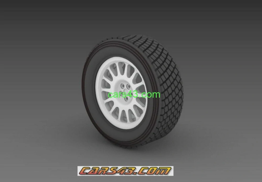 Sada 5 kompletních kol Gravel Octavia WRC evo 