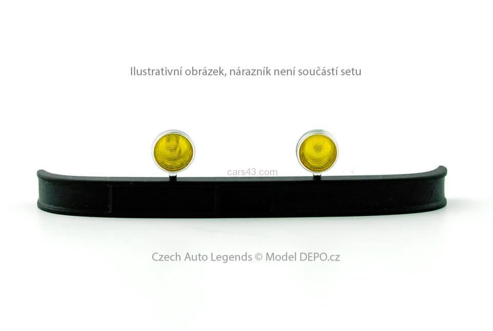 Sada žlutých přídavných světel 1:43