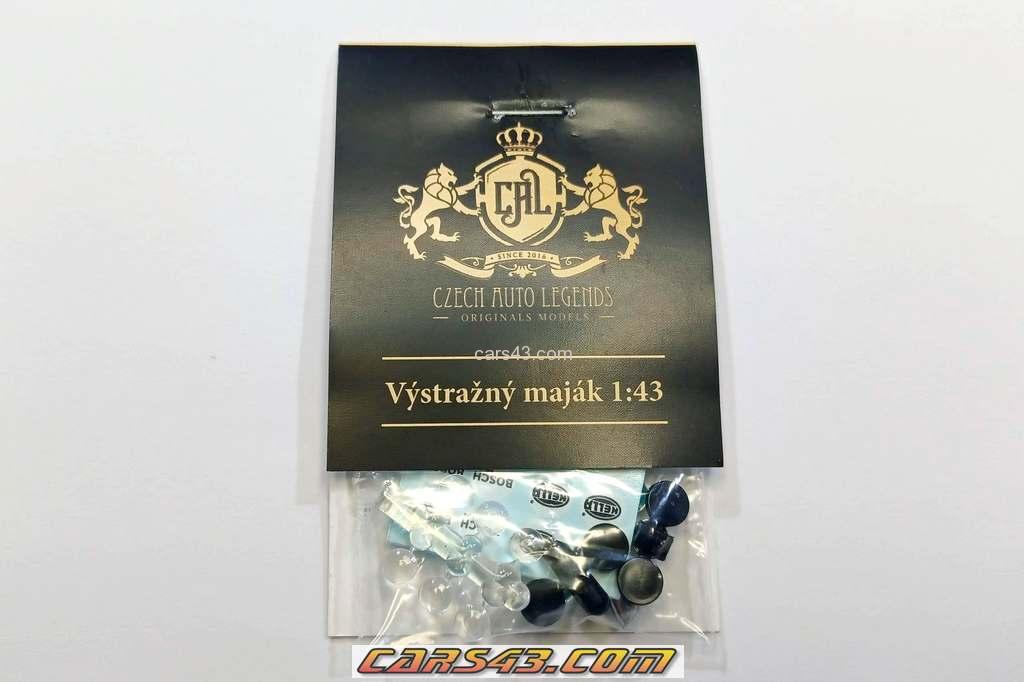Sada chromovaných světel a černých krytů přídavných světel 1:43