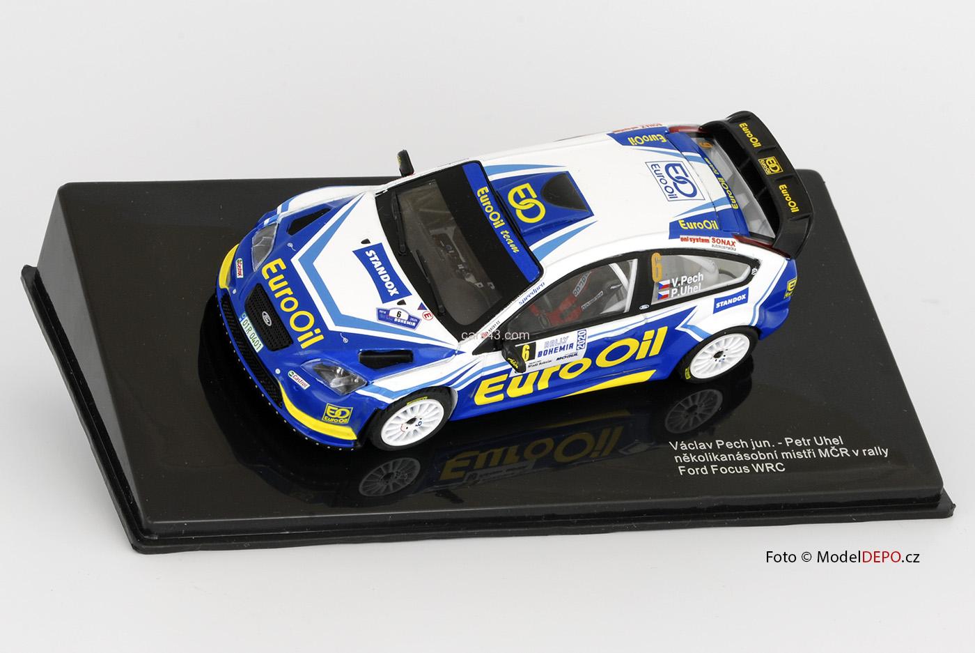 Ford Focus WRC Rally Bohemia 2020 s originálním podpisem posádky