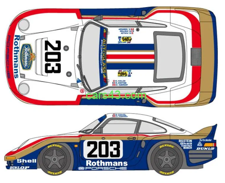 Porsche 961 24h Le Mans 1987