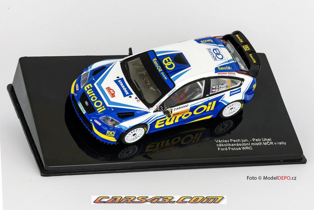 Ford Focus WRC Rally Krumlov 2021 s originálním podpisem posádky