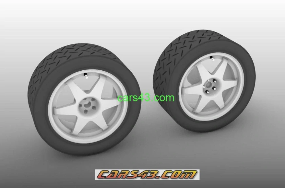 Sada 4 kol Tarmac Octavia Kitcar a WRC