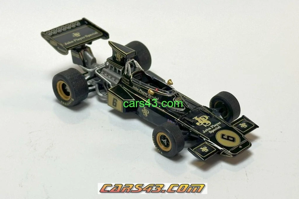 Doplňkový dekál tabákových reklam JPS Lotus 72D 1973
