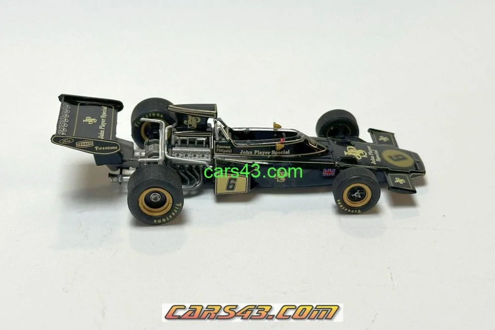 Doplňkový dekál tabákových reklam JPS Lotus 72D 1973