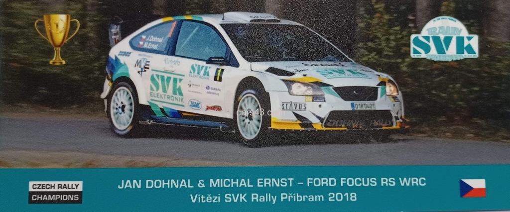 Ford Focus WRC Rally Příbram 2018 - Limitovaná série 48 kusů