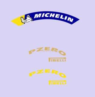 Dekál Michelin Pirelli