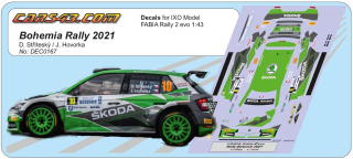 Fabia EVO Bohemia Rally 2021