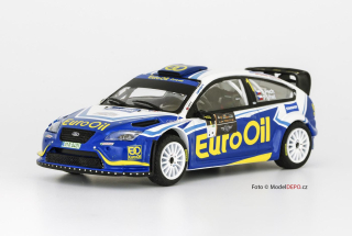 Ford Focus WRC Rally Plzeň 2021 s originálním podpisem posádky