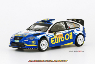 Ford Focus WRC Rally Krumlov 2021 s originálním podpisem posádky