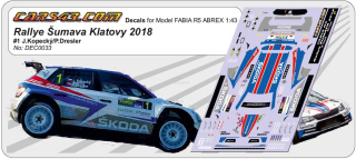 Rally Šumava 2018 Fabia R5