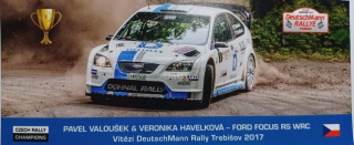 Ford Focus WRC DeutschMann Rally 2017 - Limitovaná série 36 kusů