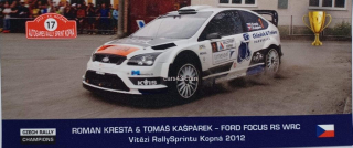 Ford Focus WRC RallySprint Kopná 2012 - Limitovaná série 36 kusů