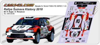 Rally Šumava 2018 rally R5