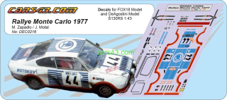 Rallye Monte Carlo 1977