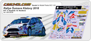 Rally Šumava 2018 rally R5