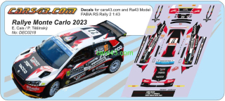 RS Rally 2 Rallye Monte Carlo 2023