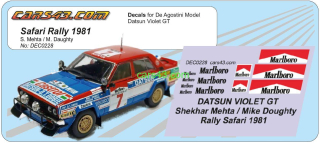 Violet GT Safari Rally 1981