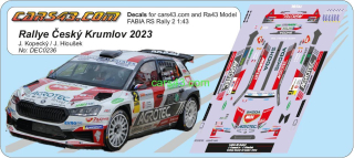 F RS Rally 2 Rallye Český Krumlov 2023