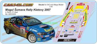 Lancer WRC  Rally Klatovy 2007