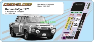 120S Barum Rallye 1975 na model FOX