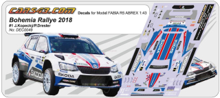 Bohemia Rally 2018 Fabia R5 