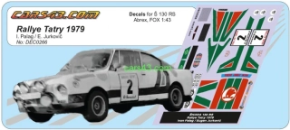 S136RS Rallye Tatry 1979
