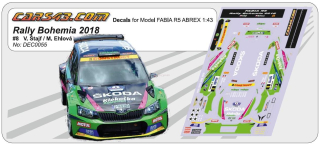 Bohemia Rally 2018 Fabia R5 