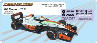 Doplňkový dekál tabákových reklam McLaren MCL35M